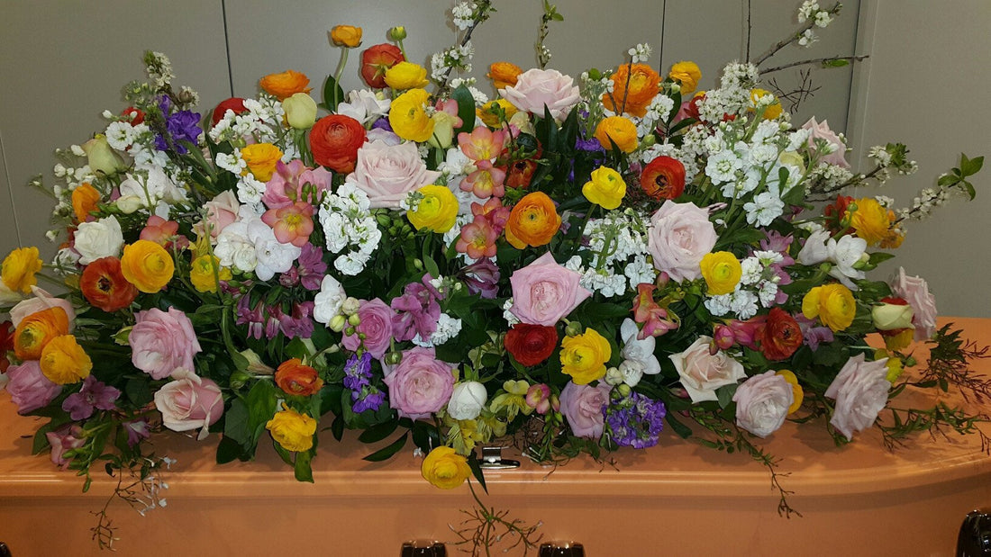 Wellingtons beautiful farewells      casket and funeral flowers - Scent Floral Boutique NZ